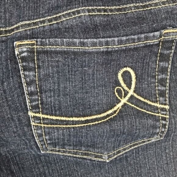 Ann Taylor Loft Womens Slim Cropped Jeans Size 4 Dark Wash Denim Cotton Blend - Picture 6 of 7